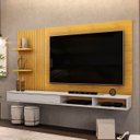 Ver imagem 2 de Painel Tv 60 Pol 190cm Bancada Suspensa Lutra D04 Cedro/bali - Mpozenato