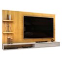 Ver imagem 5 de Painel Tv 60 Pol 190cm Bancada Suspensa Lutra D04 Cedro/bali - Mpozenato