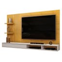 Ver imagem 1 de Painel Tv 60 Pol 190cm Bancada Suspensa Lutra D04 Cedro/bali - Mpozenato