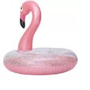 Ver imagem 3 de Boia Flamingo Glitter Grande Inflável 90cm Metalizado