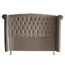 Ver imagem 1 de Cabeceira de Cama Box Toquio Casal Queen 160 Cm Suede Capuccino Ec Móveis
