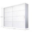 Ver imagem 6 de Guarda-Roupa Casal 2 Portas de Correr Gallant Zanzini