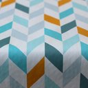 Ver imagem 6 de Toalha Mesa Plástica Térmica Chevron Am 6 e 8 Lugares 2,00