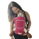 Ver imagem 3 de Canguru Carregador Criança Bebe Alça Ergonomico Ajustavel Macio Confortavel Bolso Viagem Passeio Seg