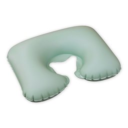 Almofada Travesseiro Protetor de Pescoço Ortopédica Inflável Cinza - 1