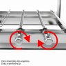 Churrasqueira Giratória Artinox Grill Regulável com 5 Espetos, 2 Andares e 1 Motor Bivolt do Lado - 4