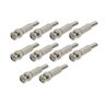 Kit 10 Conectores Bnc Mola Parafuso - 13