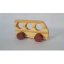 Ver imagem 2 de Ônibus de Madeira Maciça 2. Brinquedo Artesanal e Decoração.