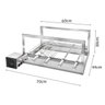 Churrasqueira Giratória Artinox Grill Robust com 5 Espetos, 2 andares e 1 Motor Bivolt do Lado - 2