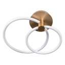 Ver imagem 7 de Plafon de Sobrepor Circolo Dourado 69cm 32w 3000k - Bb021 - Bella