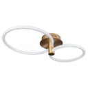 Ver mais imagens de Plafon de Sobrepor Circolo Dourado 69cm 32w 3000k - Bb021 - Bella