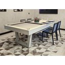 Ver imagem 1 de Mesa de Sinuca/bilhar com Tampo de Jantar Cor Nude - 2,20 X 1,20 - Grafite