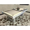 Ver imagem 2 de Mesa de Sinuca/bilhar com Tampo de Jantar Cor Nude - 2,20 X 1,20 - Grafite