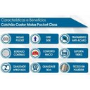 Ver imagem 4 de Colchão Casal Molas Ensacadas Pocket Class Euro Pillow (138x188x25) - Castor