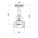 Ver imagem 2 de Registro de Pressão Bruto 3/4" 1416.b.034 Deca