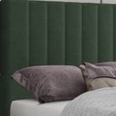 Ver imagem 6 de Cabeceira Casal 138 cm Dubai Veludo Verde Soon
