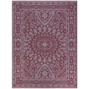 Ver imagem 1 de Tapete Sala Quarto Antiderrapante Tipo Belga Persa Clássico:gardenia Vermelho/2,00x3,00m