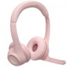 Headset Logitech Zone 300 Rosa sem Fio 981-001411-c - 2