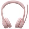 Headset Logitech Zone 300 Rosa sem Fio 981-001411-c - 3