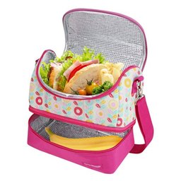 Lancheira Térmica com 2 Compartimentos - Borboleta Jacki Design - 3