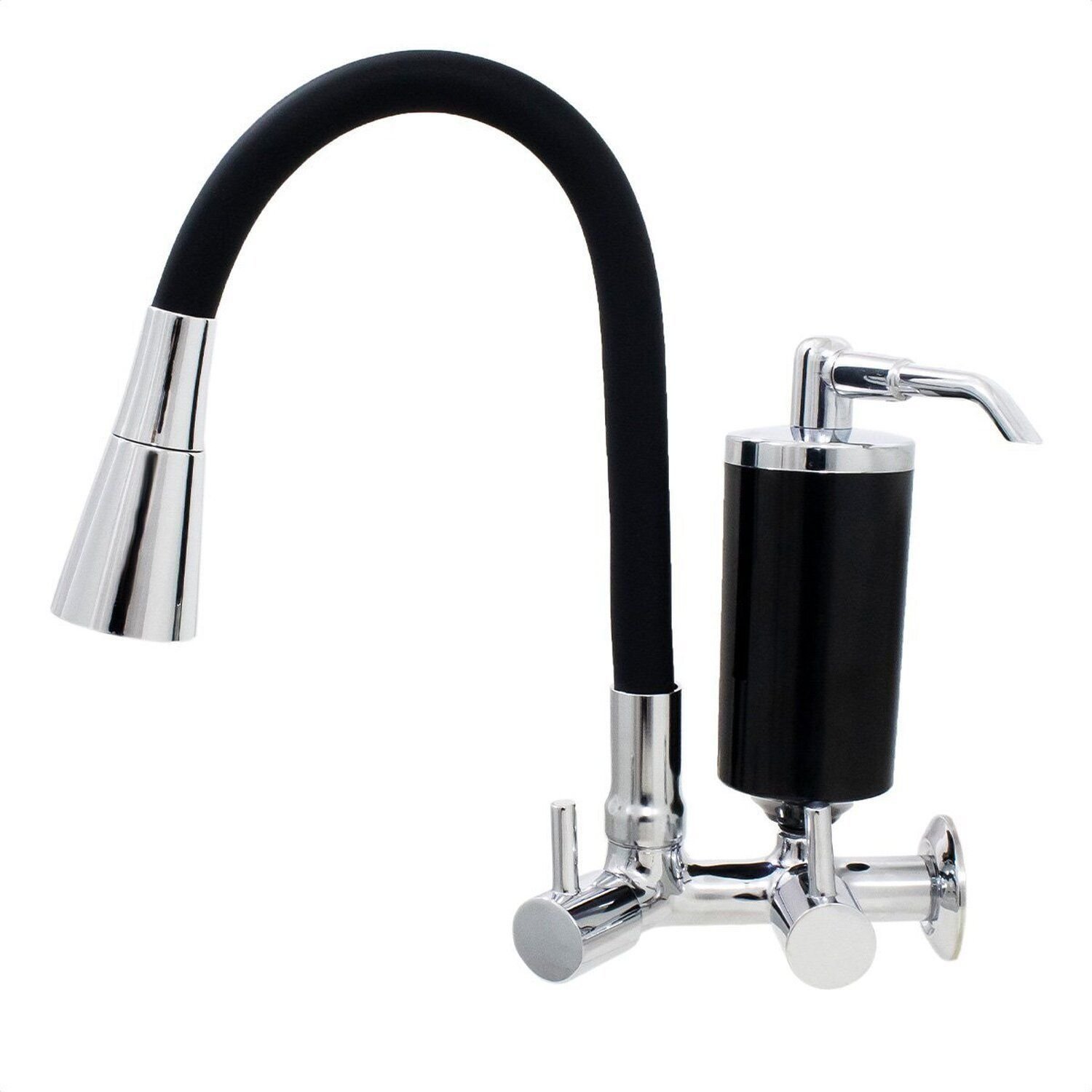 Torneira para Cozinha Flexível duplo Jato Roddex - 1