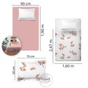 Ver imagem 4 de Jogo de Cama Solteiro 200 Fios Nova América - Jessica (7578)