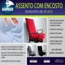 Assento com Encosto Ortopédico Viscoelástico Nasa Gel Infusion Cor preto - 3