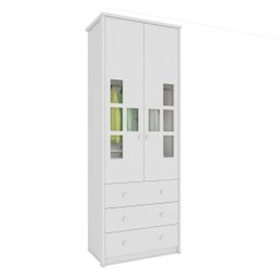 Guarda-Roupa Biel 2 Portas Móveis Peroba - 1