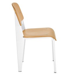 Cadeira Standard madeira cozinha jantar nordico escandinabo Jean Prouve - 3