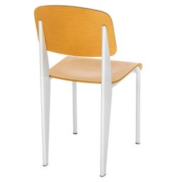 Cadeira Standard madeira cozinha jantar nordico escandinabo Jean Prouve - 4