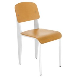 Cadeira Standard madeira cozinha jantar nordico escandinabo Jean Prouve - 1