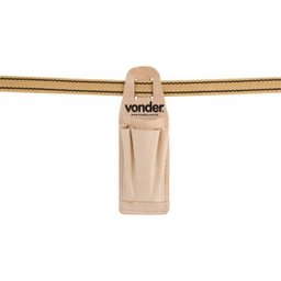 Cinto de couro/nylon marrom para eletricista Vonder - 3