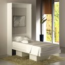 Ver imagem 1 de Cama de Solteiro Articulada com 2 Nichos - Branco