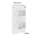 Ver imagem 4 de Cama de Solteiro Articulada com 2 Nichos - Branco