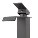 Ver imagem 2 de Torneira Banheiro Cinza Cascata Alta Misturador Monocomando