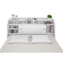 Ver imagem 3 de Cabeceira Casal para Box 1,38 Branco Branco-Preto Elisa Framar