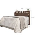 Ver imagem 2 de Cabeceira Casal para Box 1,38 Chocolate Elisa Framar