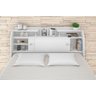 Cabeceira para Box Casal Queen 1,58 Branco Preto Elisa Framar - 7