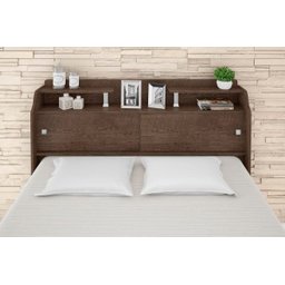 Cabeceira para box casal Queen 1,58 Chocolate Elisa Framar - 6