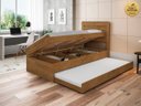 Ver imagem 4 de Cama Bau Solteiro Larissa Malbec com Cama Auxiliar Dani Framar