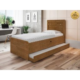 Cama Bau Solteiro Larissa Malbec com Cama Auxiliar Dani Framar - 5