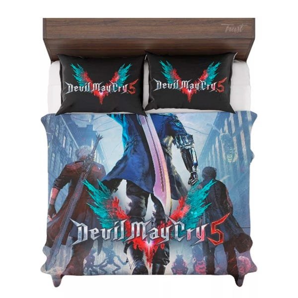 Jogo Cama Casal - Dante - Devil May Cry 5 - Game - Jogos