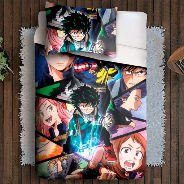 Jogo de Cama Casal - Anime Boku no Hero - My Hero Academia