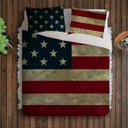 Ver imagem 1 de Jogo Cama Casal - Bandeira Estados Unidos - EUA Flag - País