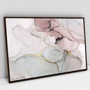Ver imagem 5 de Quadro Decorativo em Canvas Abstrato Mármore Prime Luxo TaColado Moldura Flutuante 4,5cm Freijó 120