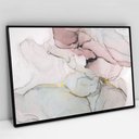 Ver imagem 3 de Quadro Decorativo em Canvas Abstrato Mármore Prime Luxo TaColado Moldura Flutuante 4,5cm Freijó 120