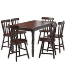 Ver imagem 1 de Conjunto Mesa de Jantar 160cm com 6 Cadeiras Multimóveis Cr50085 Castanho Castanho