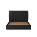 Ver imagem 2 de Cama Moderna Aspen Casal Box com Cabeceira Estofada Base Flutuante Pu Preto G99 - Gran Belo