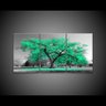 Quadro Decorativo 122x60 Sala Quarto Árvore Grande Verde Água - 3