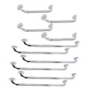 Ver imagem 1 de Barra Alça Apoio Kit 4 Uni 40cm 6 Uni 70cm Banheiro Box Escada Corrimao Suporte Anti Queda Idoso Cad